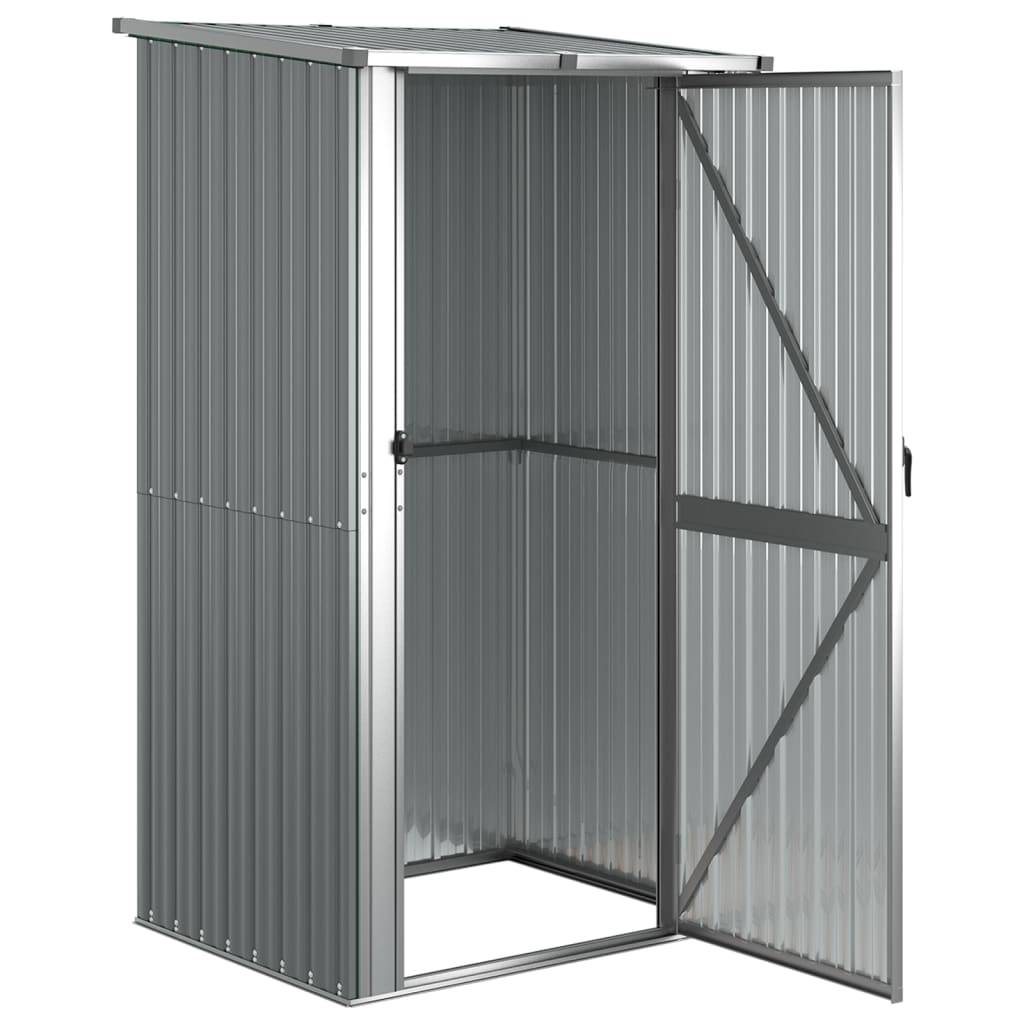 Vidaxl - Abri de jardin Gris 118,5x97x209,5 cm Acier galvanisé vidaXL 150900 - Image 7