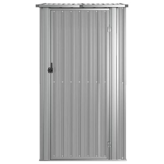 Vidaxl - Abri de jardin Gris 118,5x97x209,5 cm Acier galvanisé vidaXL 150900 - Image 8