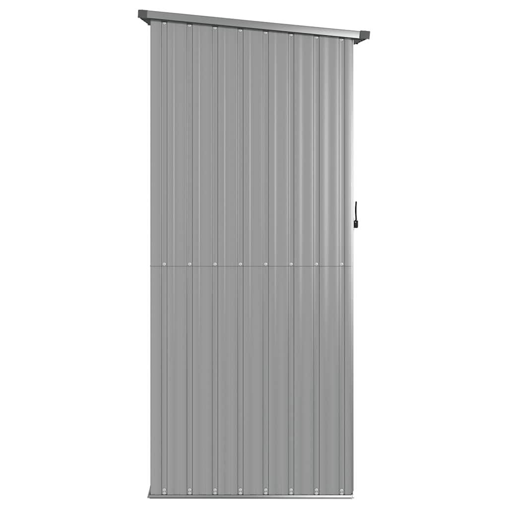 Vidaxl - Abri de jardin Gris 118,5x97x209,5 cm Acier galvanisé vidaXL 150900 - Image 6