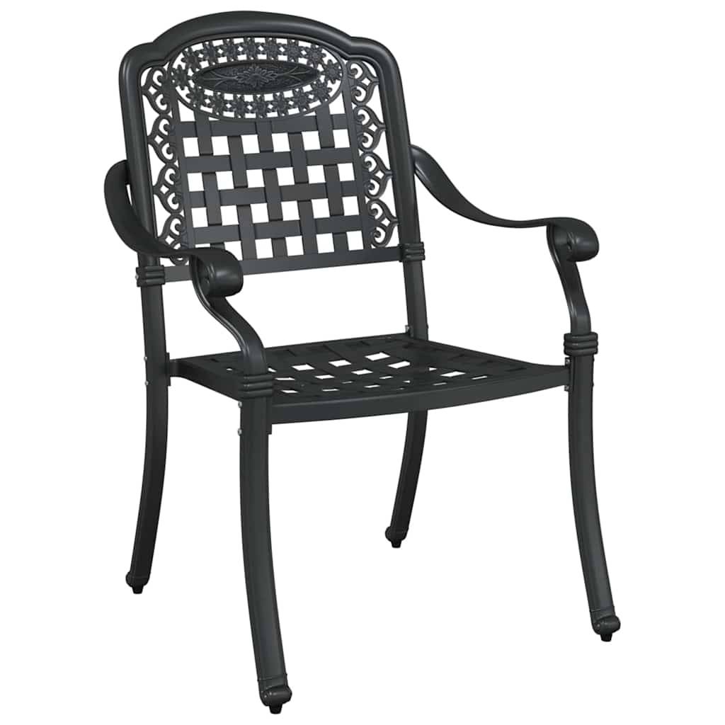 Prolenta Premium - Chaises de jardin aluminium noir 55 x 56,5 x 91 cm - Prolenta premium p3169.8 - Image 3