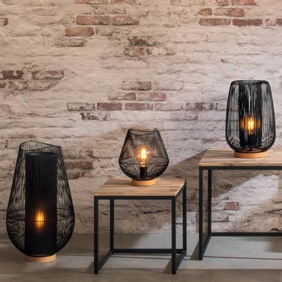 Lampe filaire Jena noire 28 cm Atmosphera - Image 2