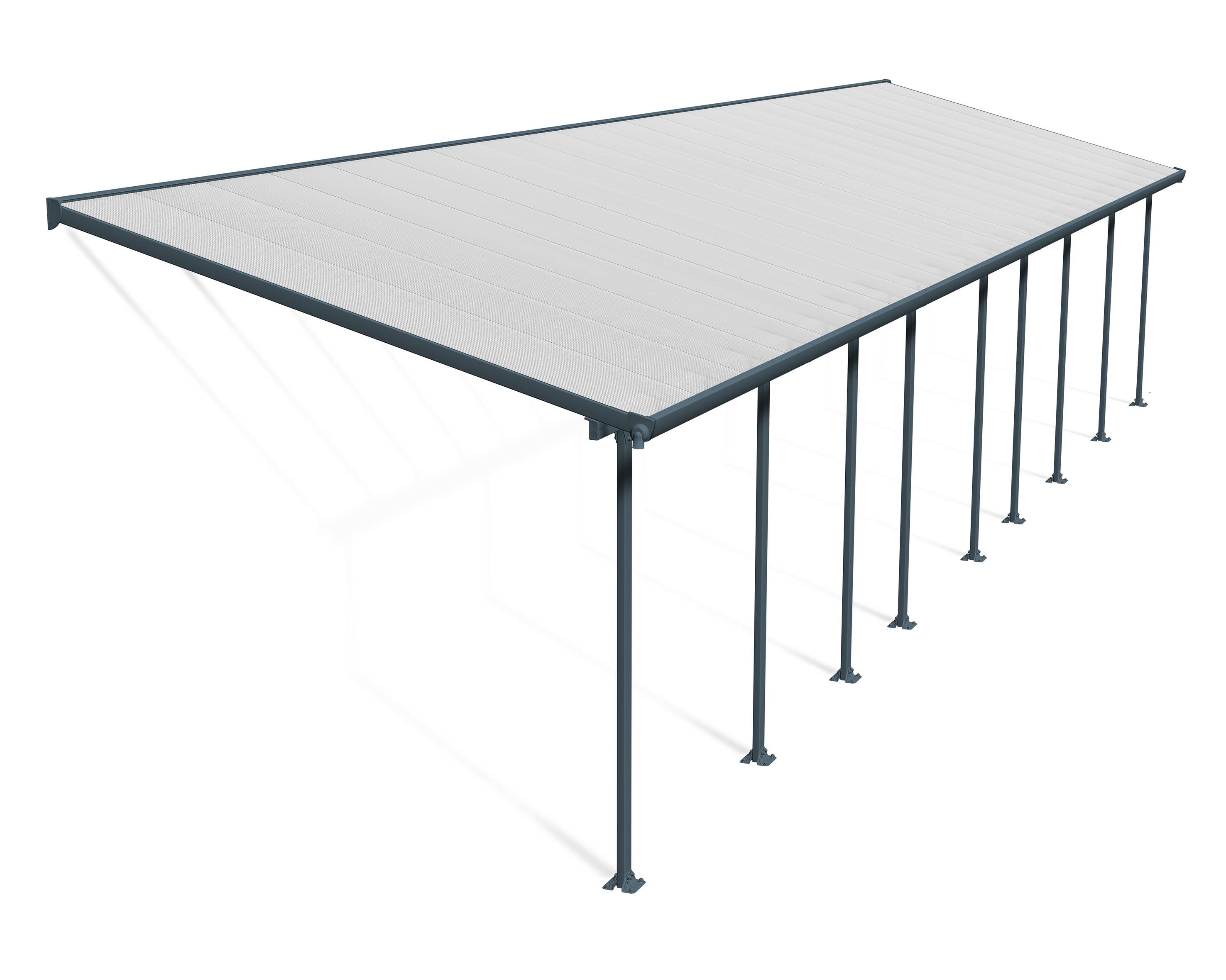 Canopia - Canopia Pergola Feria 3X13,4 Grise - Image 1