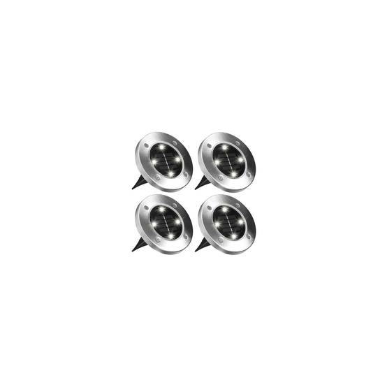 Lot de 4 projecteurs solaires pour jardin et terrasse - Ampoule à Led - Image 1