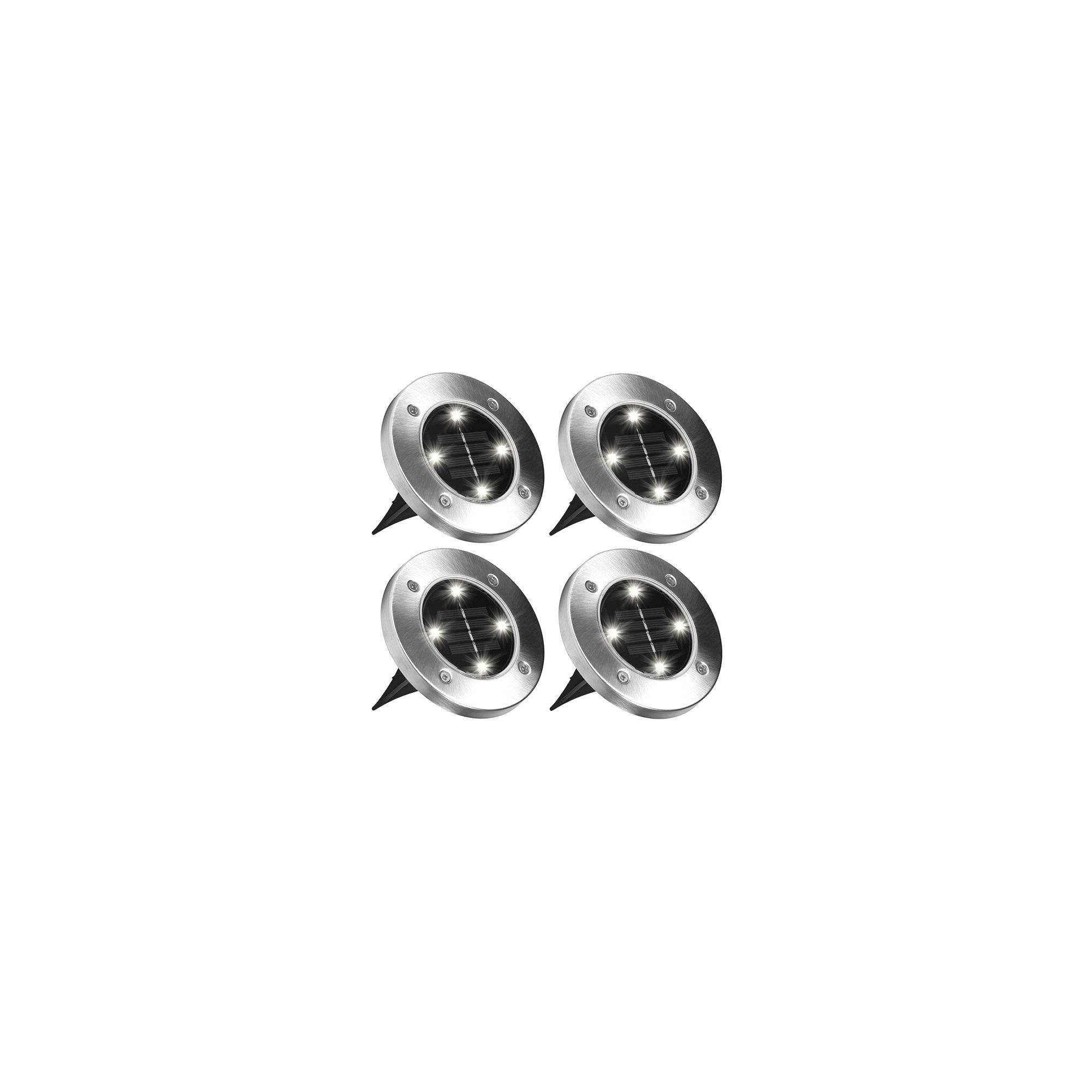 Lot de 4 projecteurs solaires pour jardin et terrasse - Ampoule à Led - Image 1