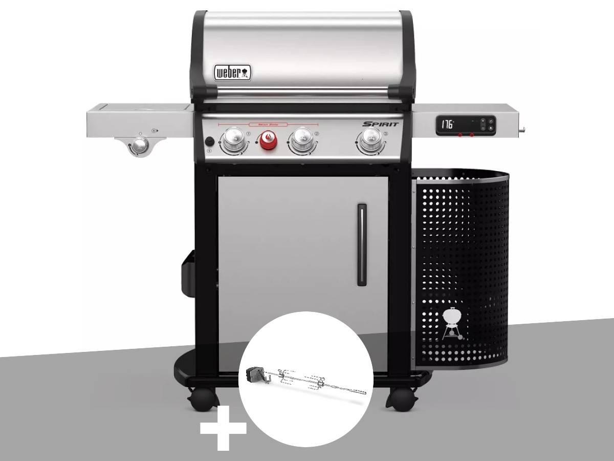 Weber - Barbecue gaz Spirit Premium SPX-335 GBS + Rôtissoire - Weber - Image 1