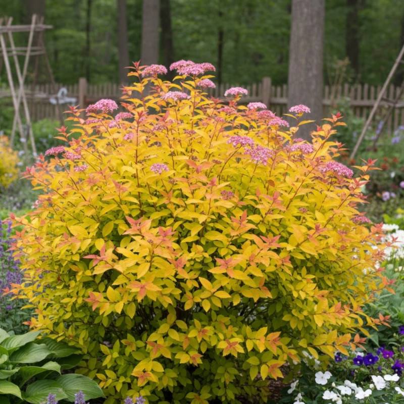 Spirée du Japon Little Flame® 'Minspil04', Spiraea à fleurs Rose - feuillage Caduc - Pot de 3L - 20/40 cm-  hauteur à maturité De 0,50 m à 1,00 m - Image 7
