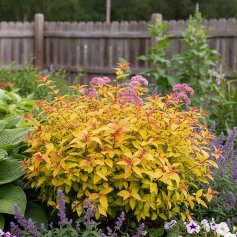 Spirée du Japon Little Flame® 'Minspil04', Spiraea à fleurs Rose - feuillage Caduc - Pot de 3L - 20/40 cm-  hauteur à maturité De 0,50 m à 1,00 m - Image 10