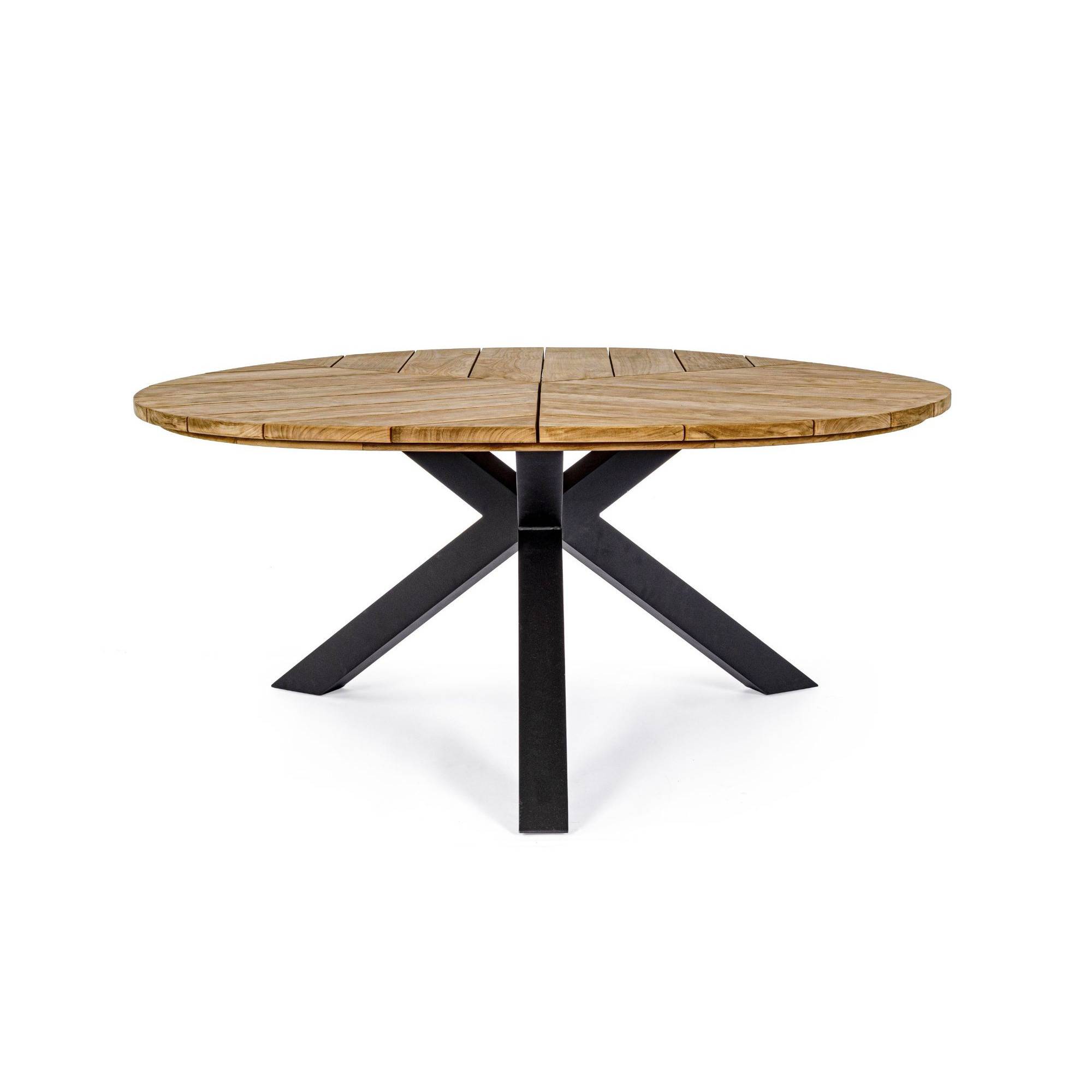 Autre - Table de jardin forme galet en teck et aluminium L160 - CAP FERRET - Image 7