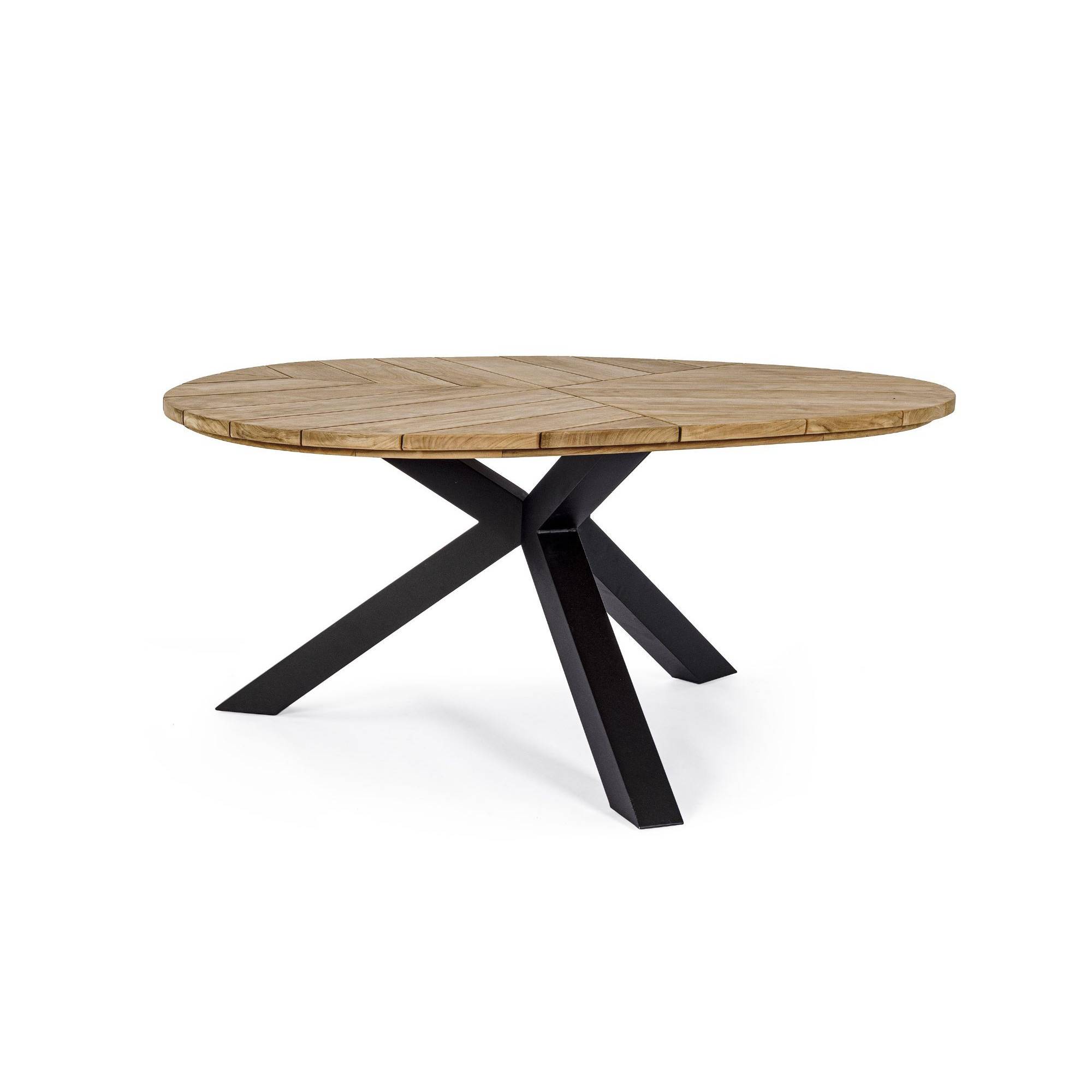 Autre - Table de jardin forme galet en teck et aluminium L160 - CAP FERRET - Image 1