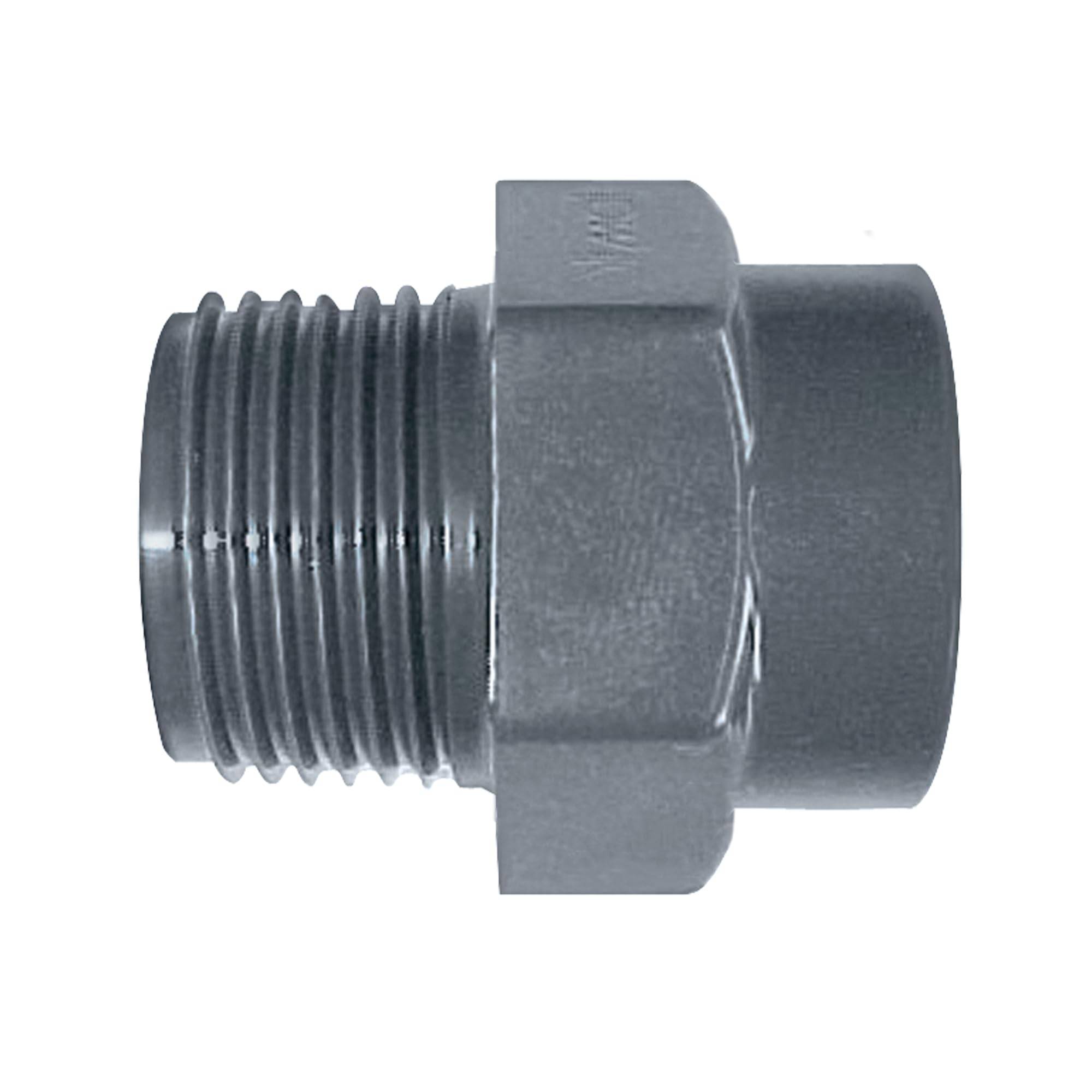 Jardibric - Jardibric - Mamelon PVC 20x27 Mâle vers 15x21 Femelle PN10 - Raccord PVC à Visser pour Arrosage Automatique Enterré