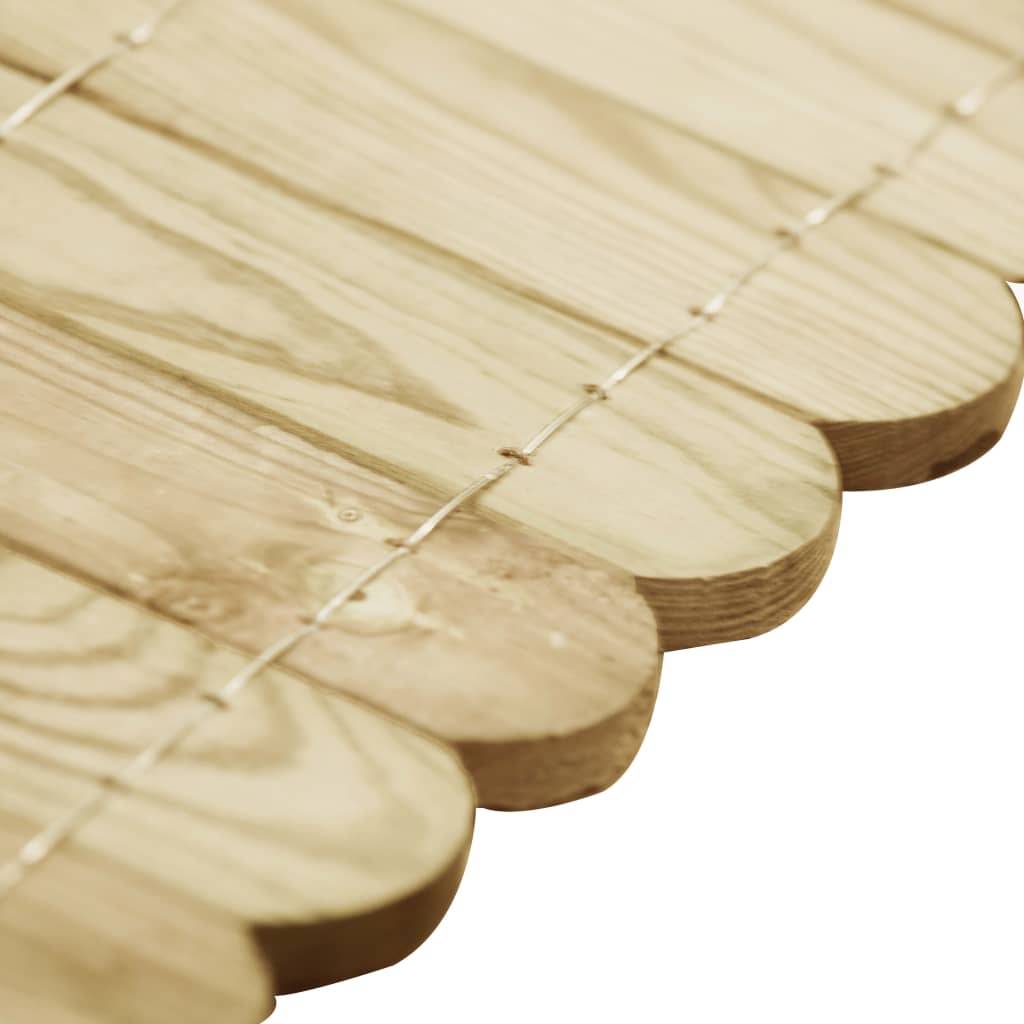 ComfortXL - Rouleau de bordure pin massif aménagement pelouse 120x20cm brun - ComfortXL Outdoor Living - Image 4