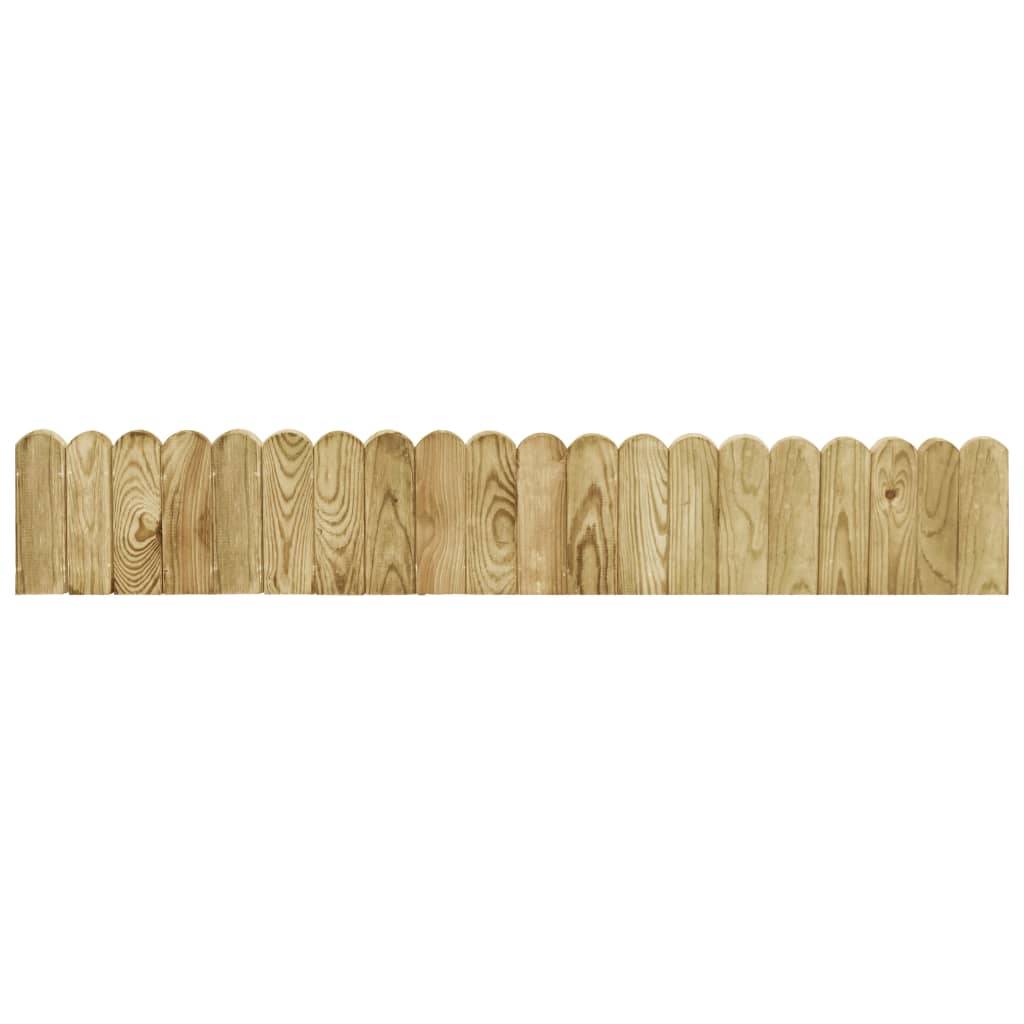 ComfortXL - Rouleau de bordure pin massif aménagement pelouse 120x20cm brun - ComfortXL Outdoor Living - Image 1