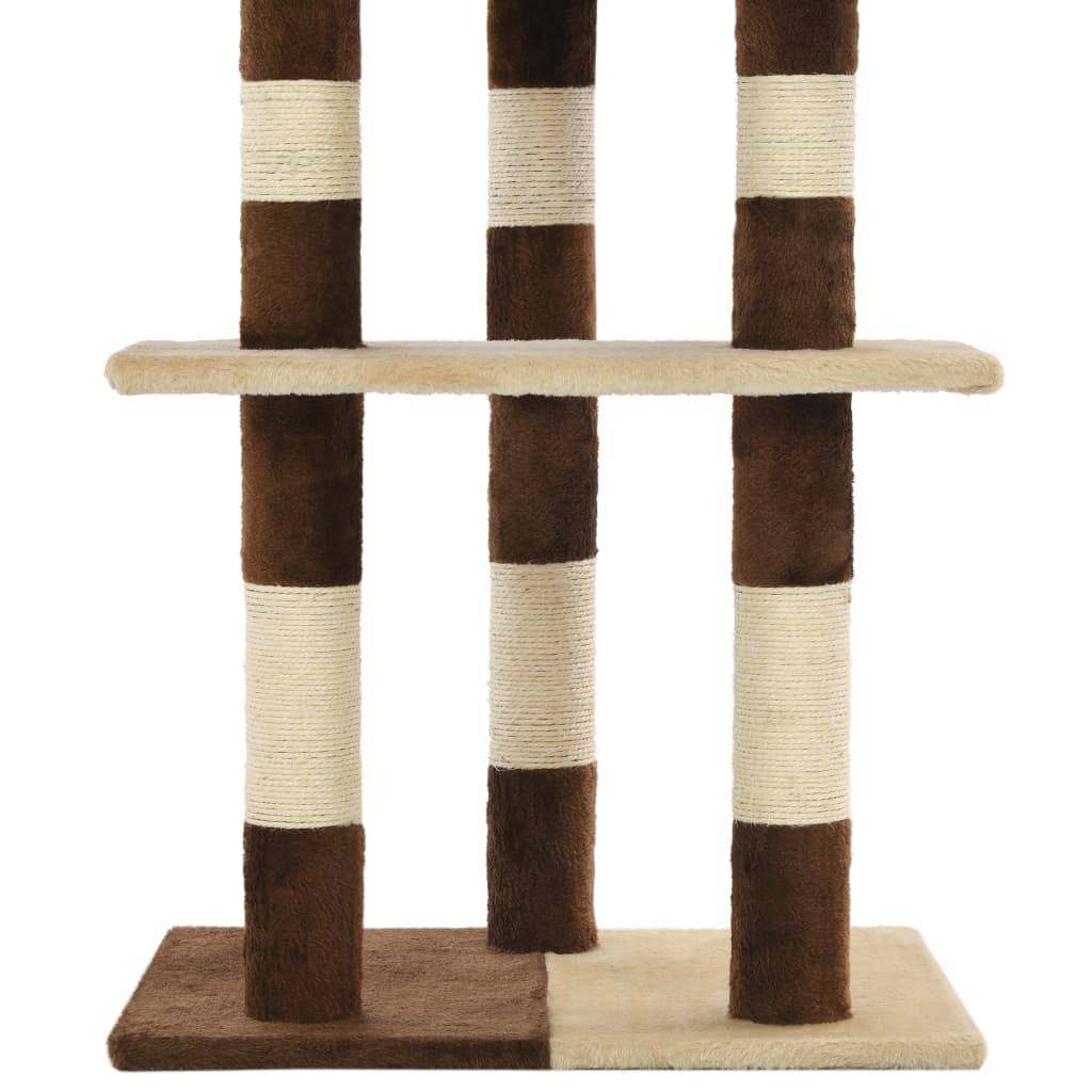 Vidaxl - Arbre à chat avec griffoirs en sisal 127 cm Beige et marron vidaXL 170628 - Image 5