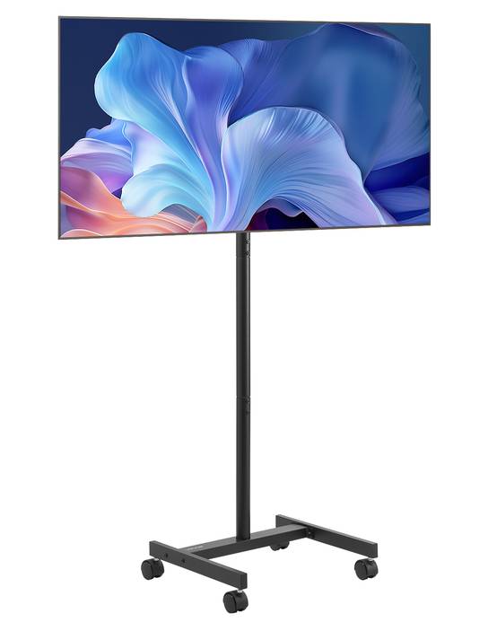 VEVOR Support TV à roulettes chariot TV mobile pour écrans de 431,8 à 1397 mm - Image 1