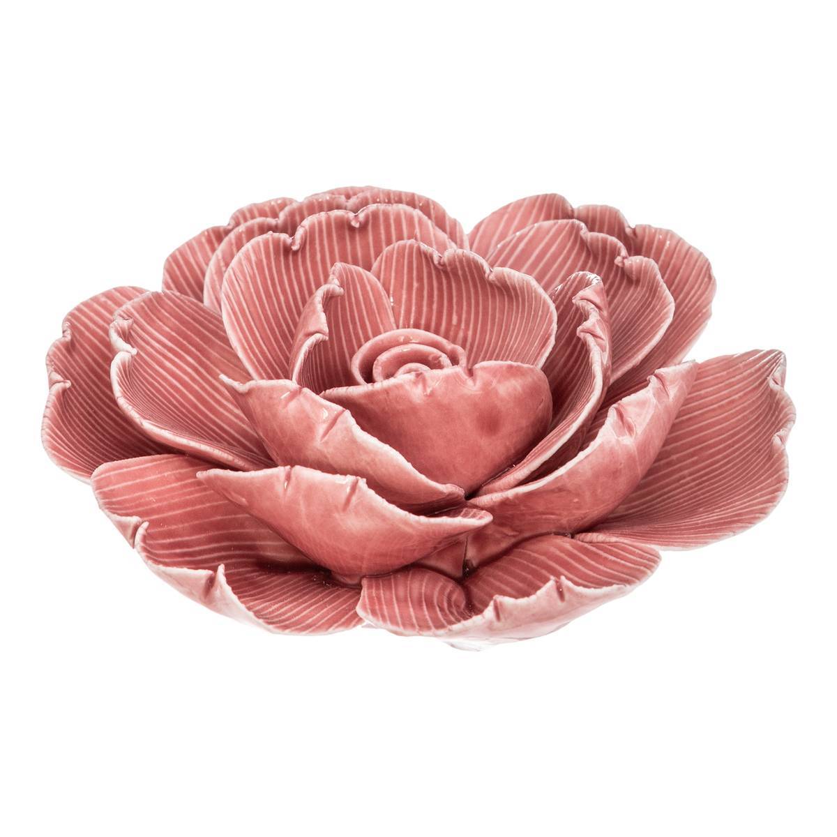 Atmosphera - Fleur déco Poésie D.10cm céramique - Atmosphera Créateur d'intérieur - Image 1