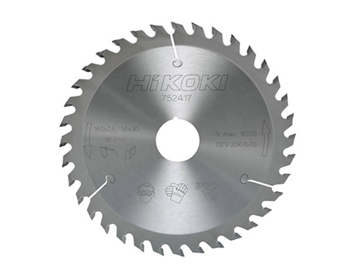 Lame pour scie circulaire 165X20 Z18 pour machines sans fil - HIKOKI - 752414