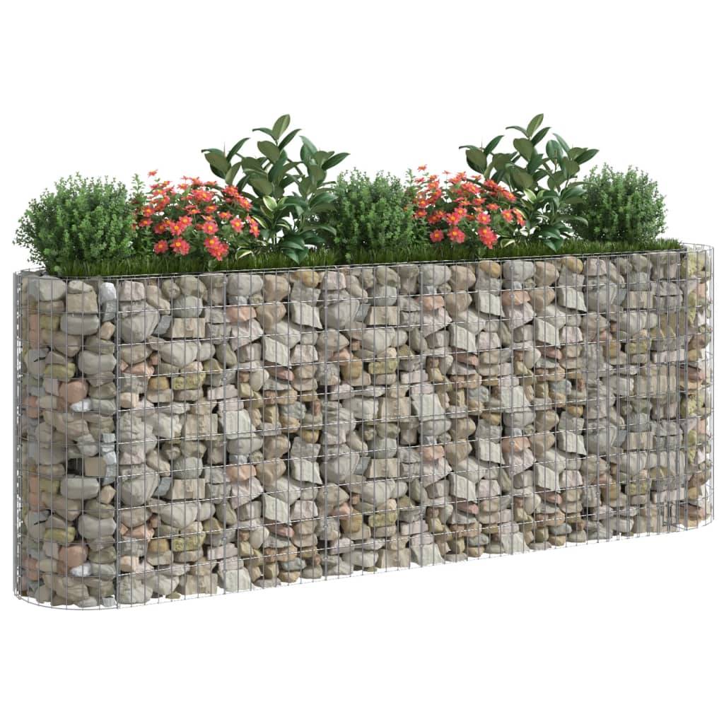 Vidaxl - Lit surélevé à gabion Fer galvanisé 260x50x100 cm vidaXL 152034 - Image 7