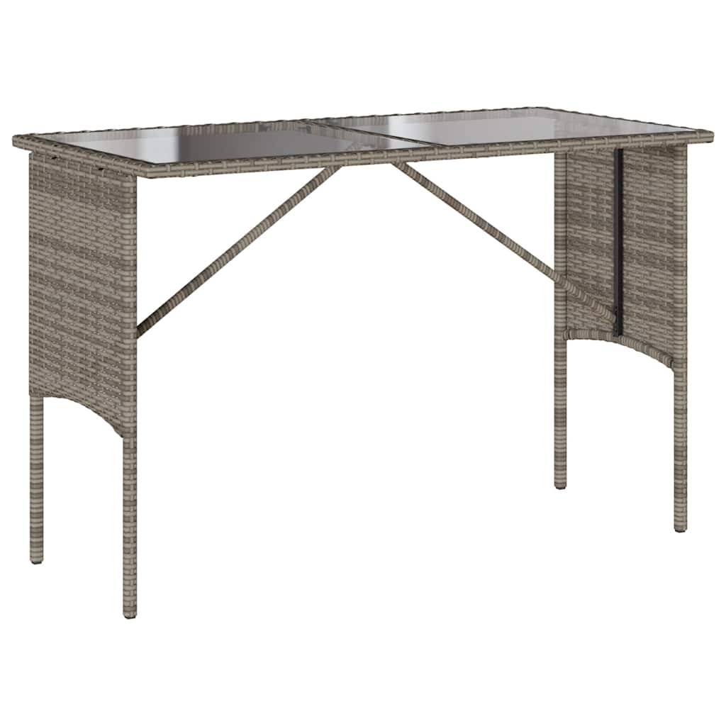 Salon de repas 3-4 places résine tressée avec banc canapé pour jardin Gris – ComfortXL Outdoor Living - Image 6