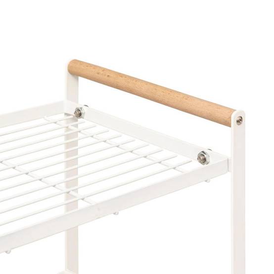Étagère de Cuisine 2 Niveaux "Balm" 33cm Blanc - Image 2
