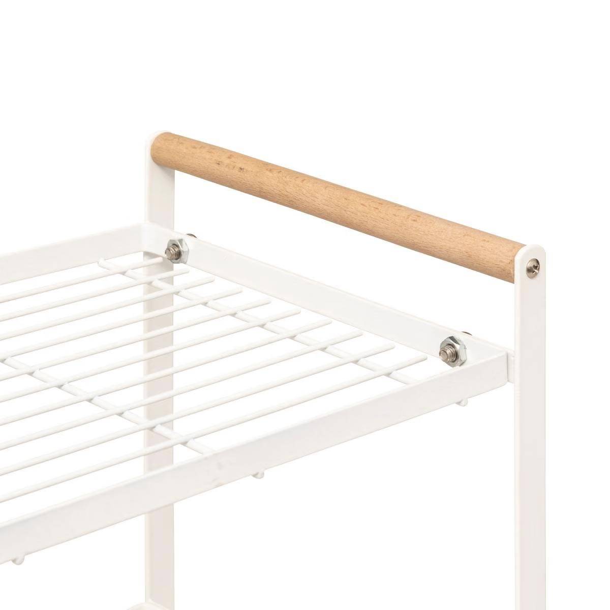 Étagère de Cuisine 2 Niveaux "Balm" 33cm Blanc - Image 2