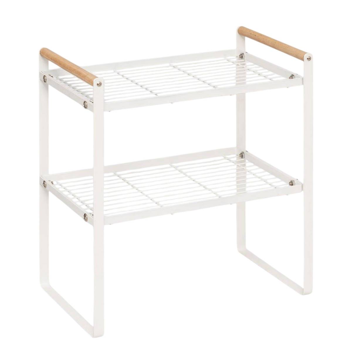 Étagère de Cuisine 2 Niveaux "Balm" 33cm Blanc - Image 1