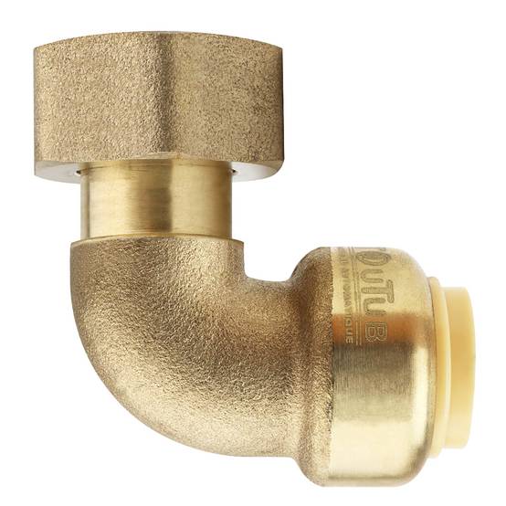 Boutte - Raccord coude Femelle laiton ø16 Toutub - BOUTTÉ - F 15x21 mm