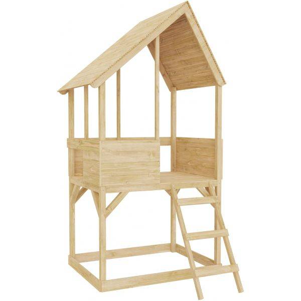 Tp Toys - Cabane enfant sur pilotis avec bac à sable Lookout Sans glissière Tp Toys - Image 1
