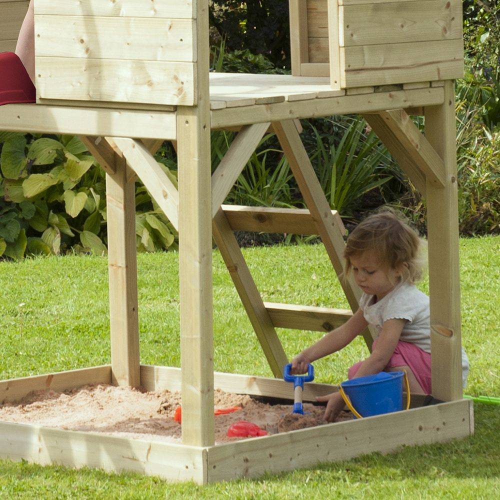 Tp Toys - Cabane enfant sur pilotis avec bac à sable Lookout Sans glissière Tp Toys - Image 4