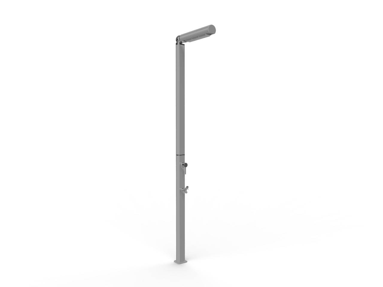 Douche traditionnelle aluminium  QUICK  Q125 ALUMINIUM  by ARKEMA DESIGN