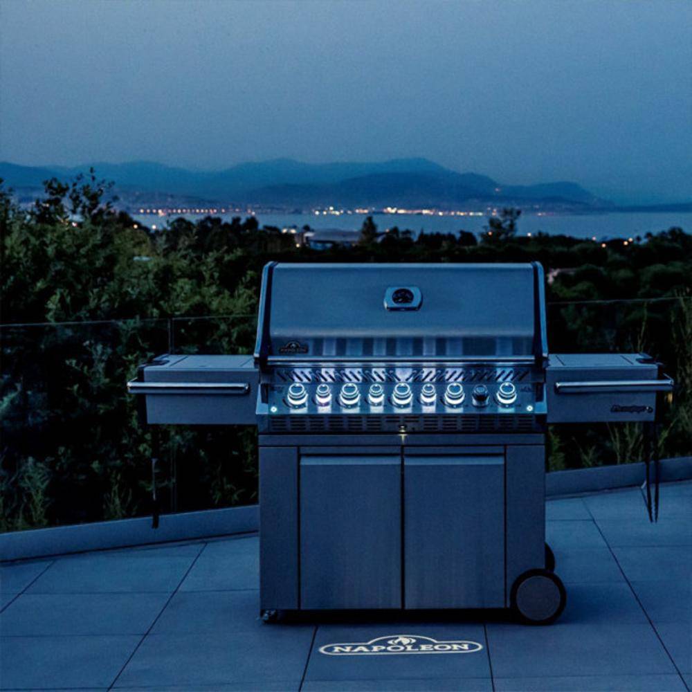 Napoleon - Barbecue gaz Napoléon Prestige Pro 665 SIBPSS 5 brûleurs + 1 latéral - Image 3