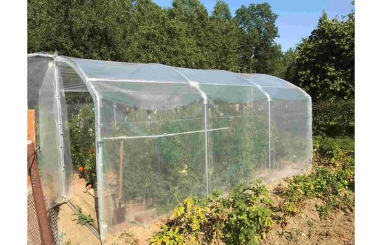 Serre tunnel de jardin - 18m² - 3 x 6 m - pieds droits - haute résistance à petit prix - LES SERRES TONNEAU - Image 8