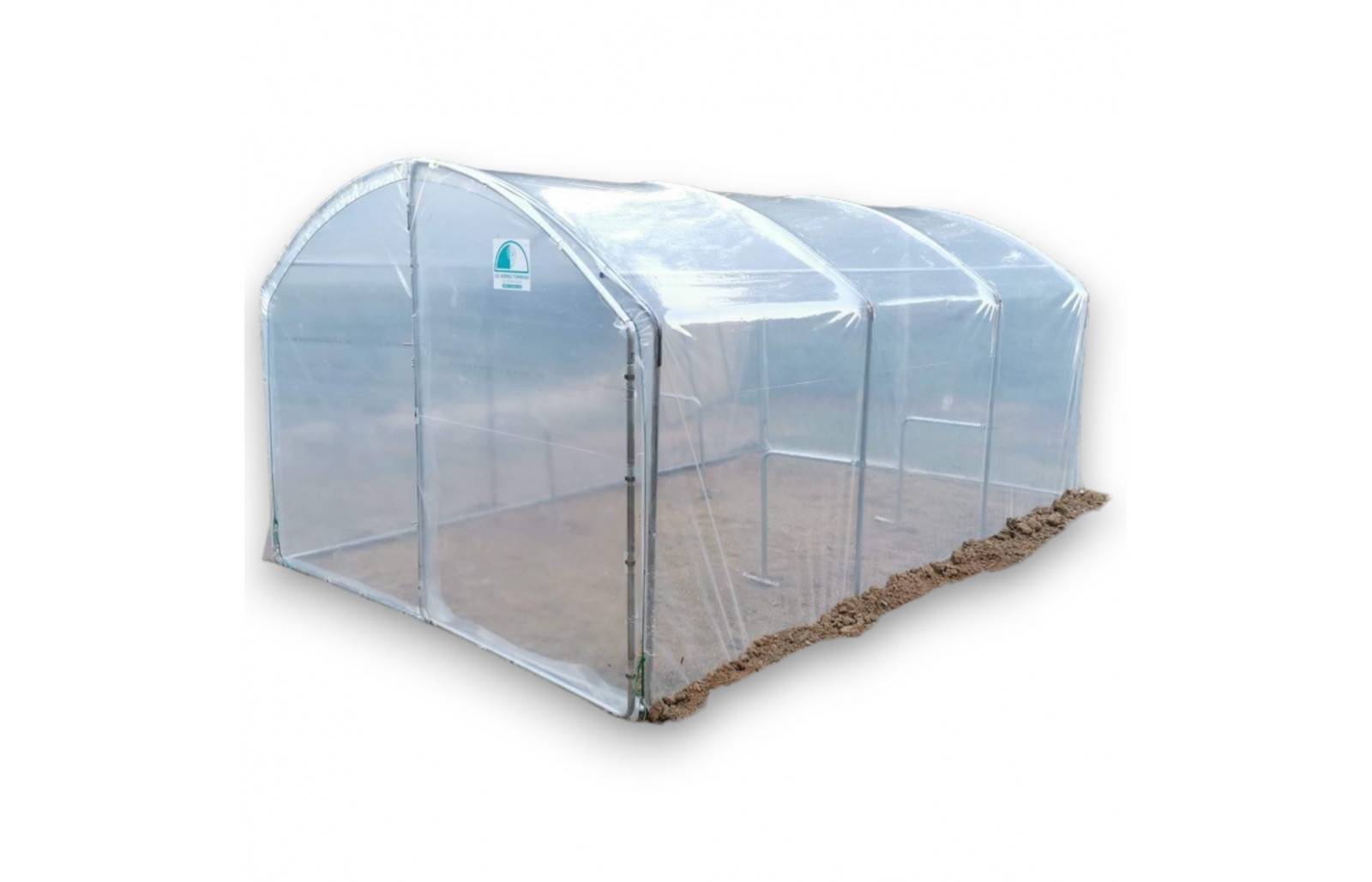 Serre tunnel de jardin - 18m² -  3 x 6 m - pieds droits - haute résistance à petit prix - LES SERRES TONNEAU - Image 2