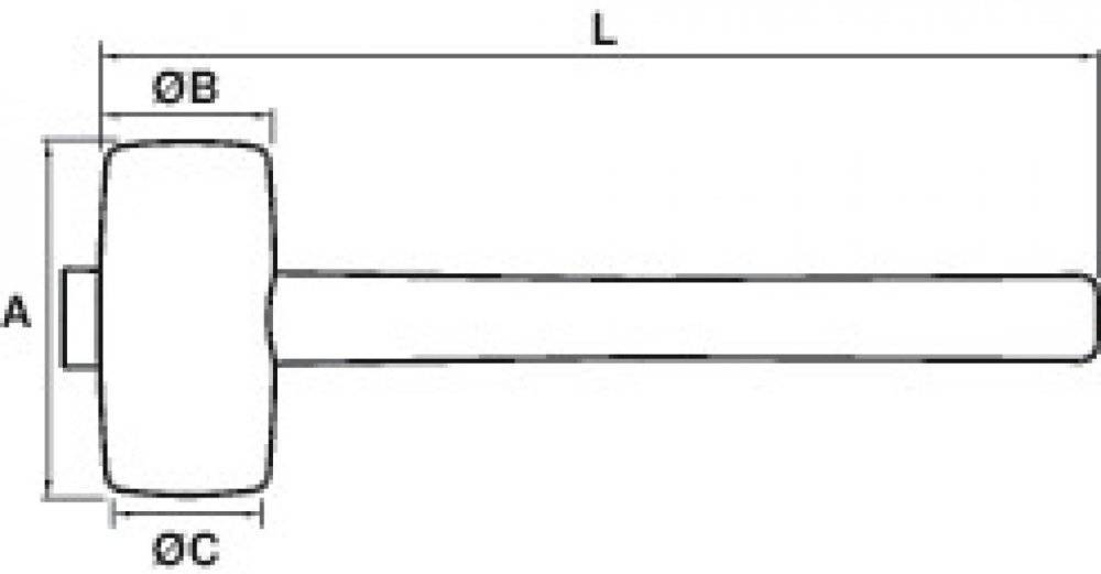 Maillet bétonnière - MOB - Image 2