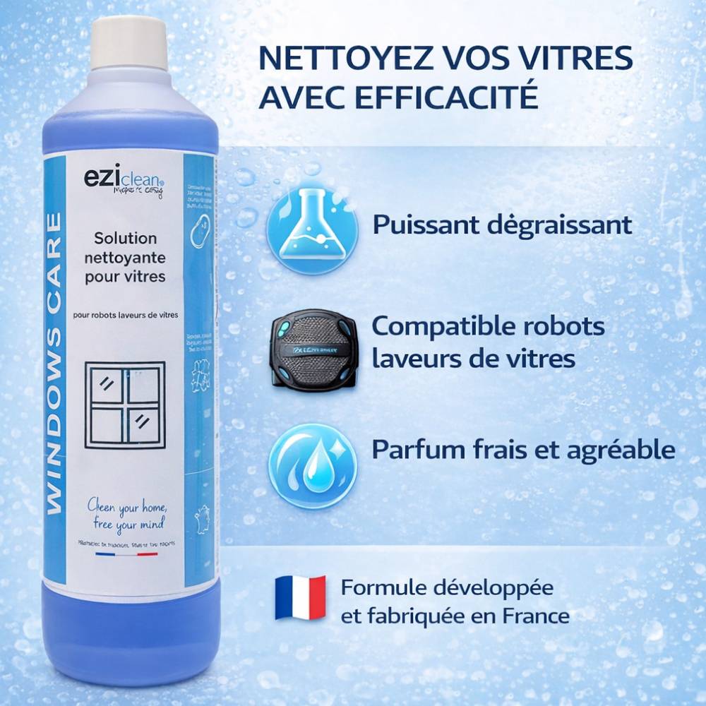 Eziclean - EZIclean® WINDOWS CARE - Solution nettoyante 1L - Image 3