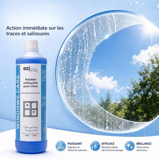 Eziclean - EZIclean® WINDOWS CARE - Solution nettoyante 1L - Image 2