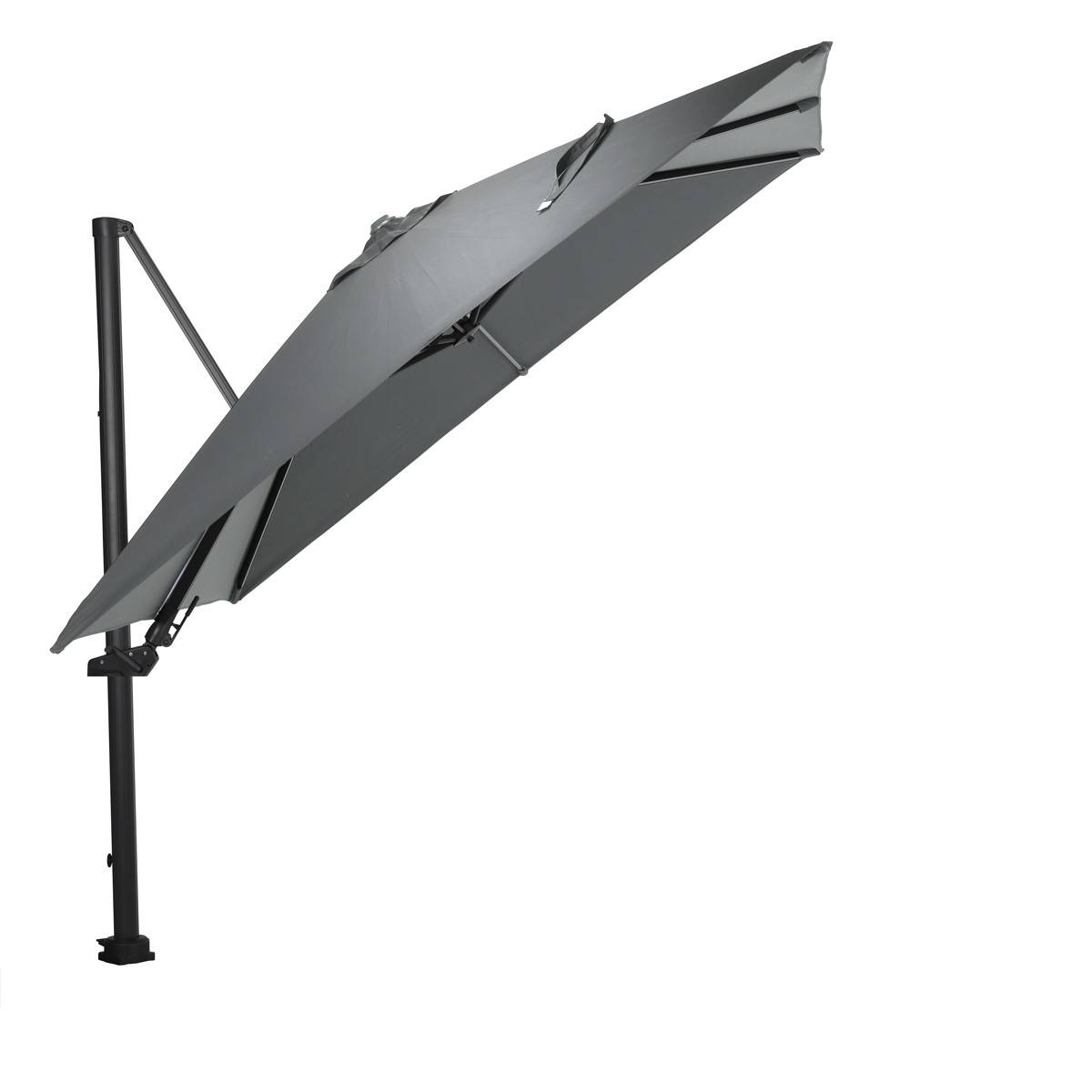 Garden Impressions - Parasol Hawaii Lumen 300x300 - noir charbon/gris foncé - Garden Impressions - Image 2