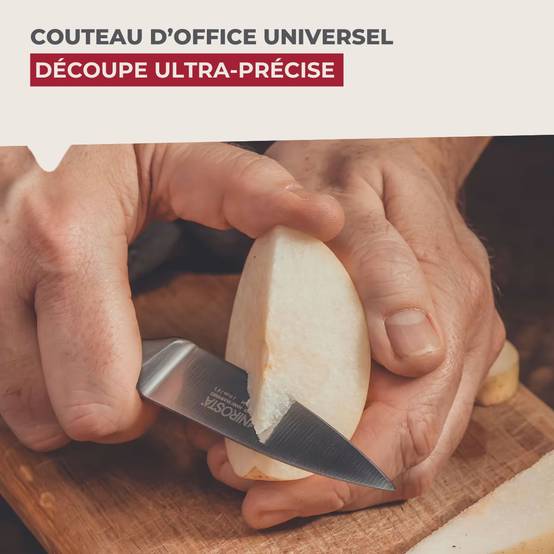 Couteau d'office en inox 20 cm en tout Nirosta Star - Image 4
