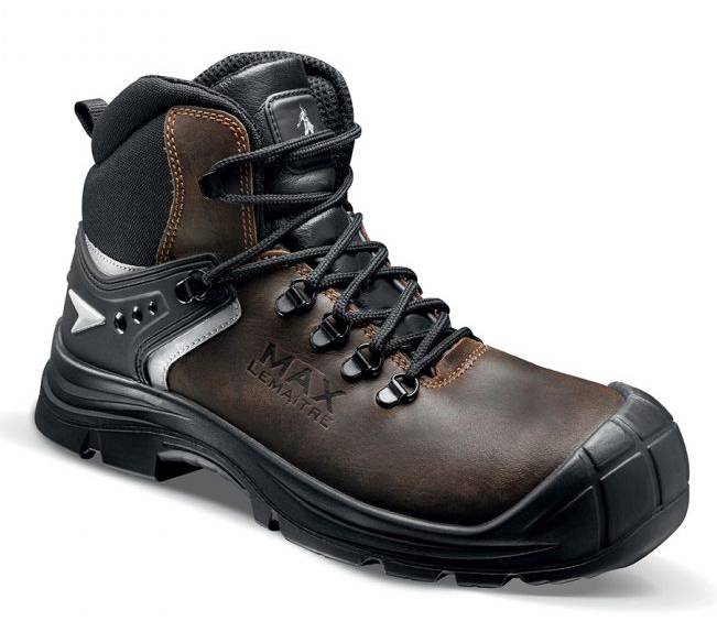 Chaussures de sécurité haute en cuir MAX UK S3 SRC marron 2.0 P48 - LEMAITRE SECURITE - MAUBS30BN.48 - Image 1