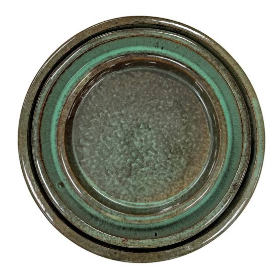Soucoupe ronde 40cm vert brumeux - Image 3