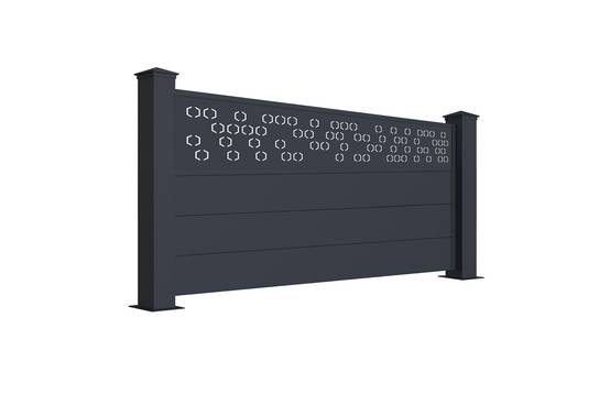 CASANOOV - Casanoov Lot de 2 kits de clôture aluminium ADULA H.90 cm - kits complet 3.8m - Image 3