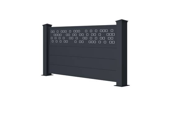 CASANOOV - Casanoov Lot de 2 kits de clôture aluminium ADULA H.90 cm - kits complet 3.8m - Image 4