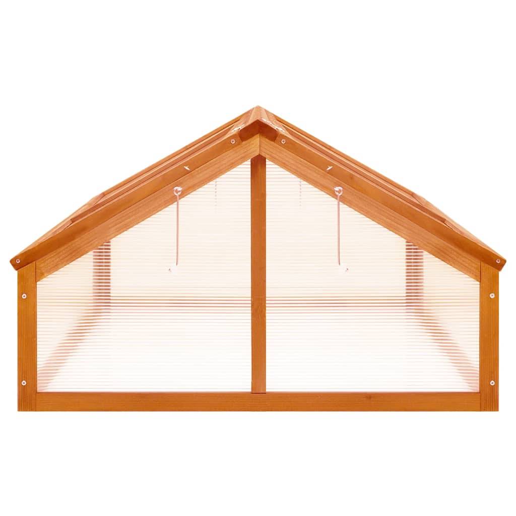 PANGIVO - Serre bois de sapin marron 114 x 80 x 50 cm - PANGIVO - Image 4