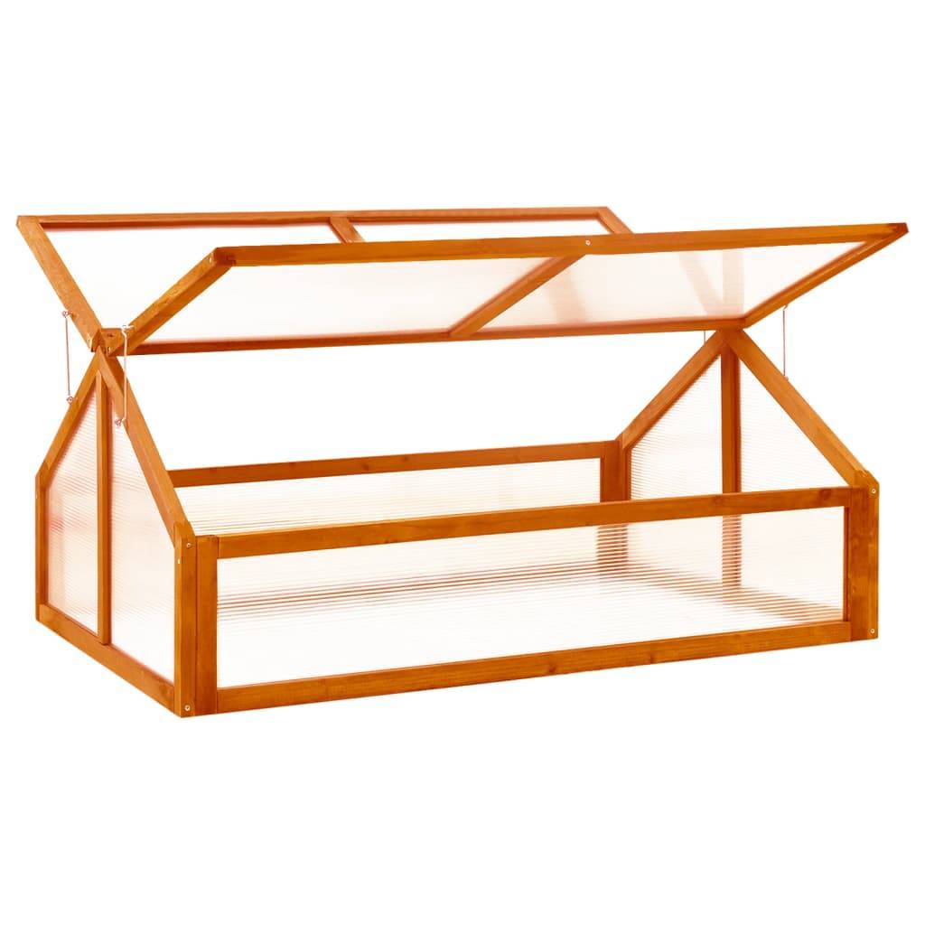 PANGIVO - Serre bois de sapin marron 114 x 80 x 50 cm - PANGIVO - Image 2