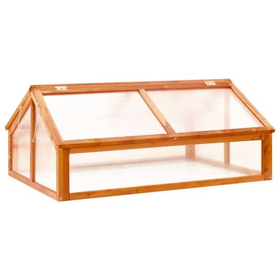 PANGIVO - Serre bois de sapin marron 114 x 80 x 50 cm - PANGIVO - Image 1