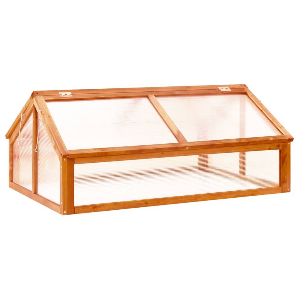 PANGIVO - Serre bois de sapin marron 114 x 80 x 50 cm - PANGIVO - Image 1