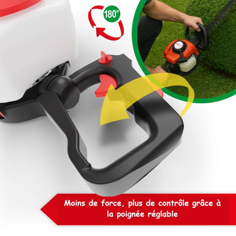 Taille haies essence 2 temps  longeur de coupe 62cm 5,5kg - Image 2