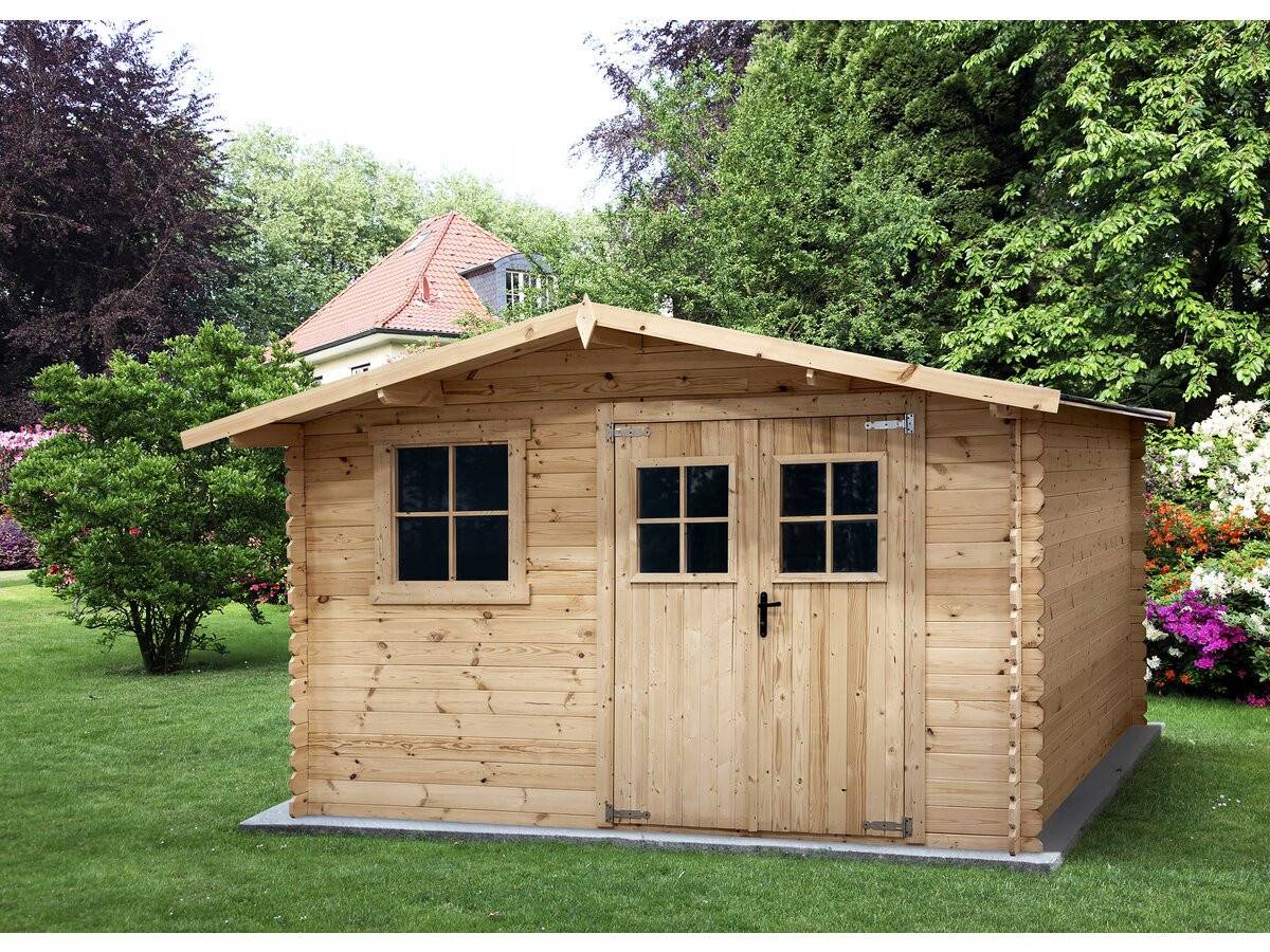 Habitat Et Jardin - Abri De Jardin En Bois 14m² "oz" - 388 X 298 X 225 Cm - 28 Mm -habitat Et Jardin - Image 2