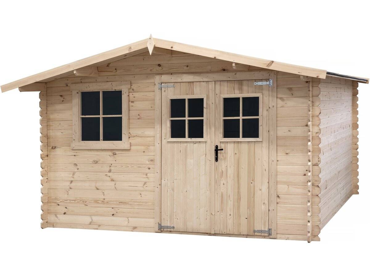 Habitat Et Jardin - Abri De Jardin En Bois 14m² "oz" - 388 X 298 X 225 Cm - 28 Mm -habitat Et Jardin - Image 1