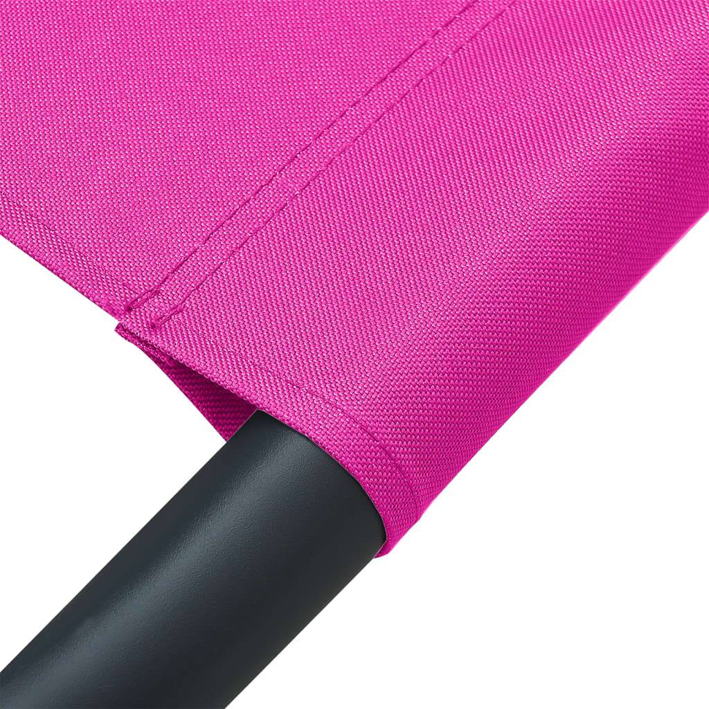 Prolenta Premium - Chaise longue pliante/transat Garinor Rose 200 X 145 cm - P87209R - Image 2