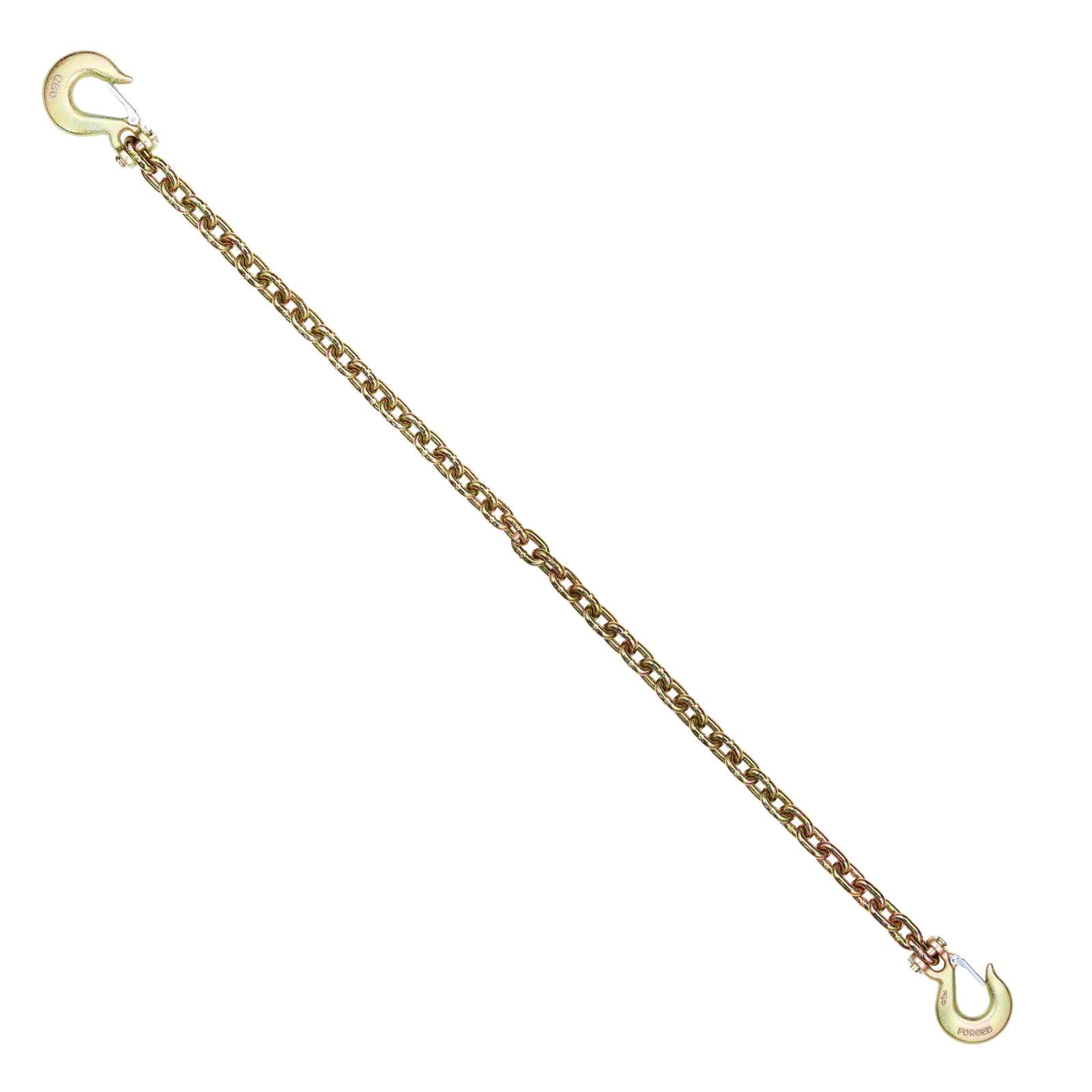 Vevor - Lot de 2 chaînes de remorquage VEVOR G80 10 mm x 316 cm, crochets à chape, capacité 3,22 t, galvanisée, conforme DOT. - Image 9